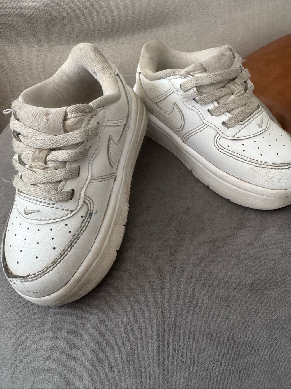 Nike Air Force 1 White Low Sneakers Toddler Size 7C